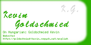 kevin goldschmied business card